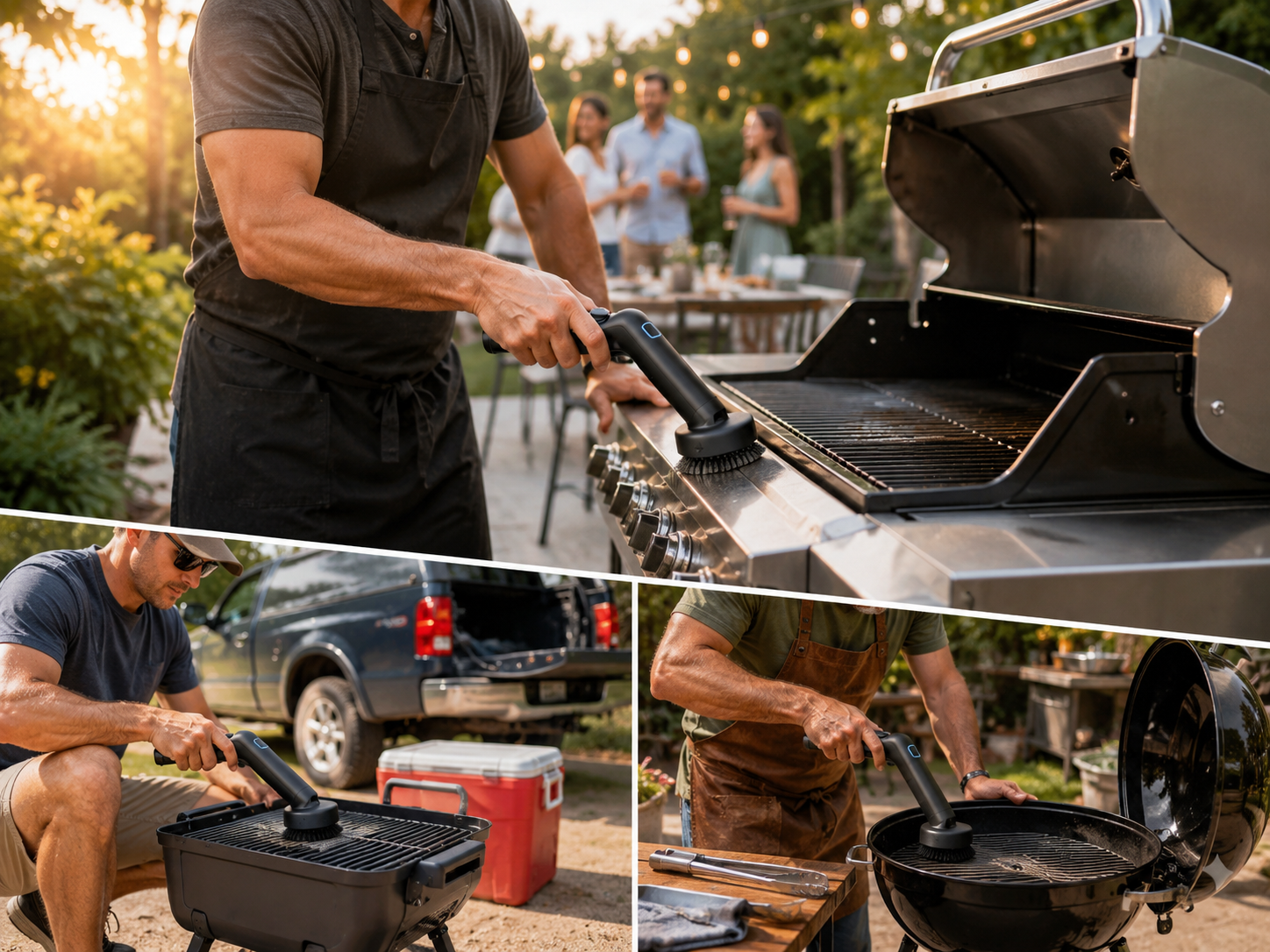 GrillWizz grill cleaner for backyard cooks tailgaters and BBQ lovers